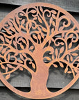 Rusty Tree Of Life Garden Decoration