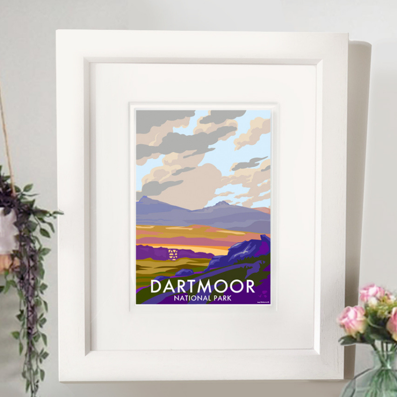 Dartmoor Travel Poster Print