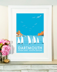Dartmouth Festival Travel Poster and Seaside Print