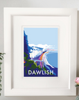 Dawlish Vintage Seaside Travel Poster