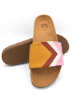 Premium vegan sandals in mustard, terracotta, white, pink - fair fashion, PETA certified, CO2 neutral shipping by Fünve at brixbailey.com