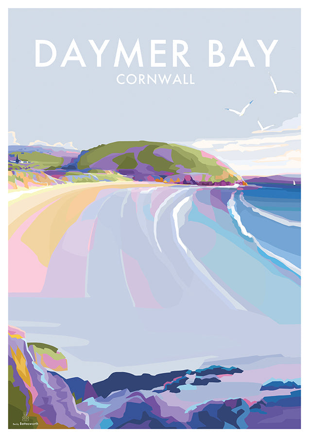 Daymer Bay Travel Poster