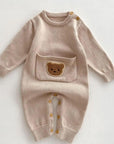 Waffle Bear One Piece Playsuit