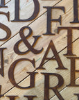 Classic Rusty Metal Letters 5" And 12" A-Z 0-9 Rustic Signs For The Home And Garden
