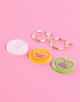 Love Sweets Hoop Earrings - Set of 3