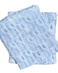 WooWoo Muslin Swaddle - Blue Giraffe