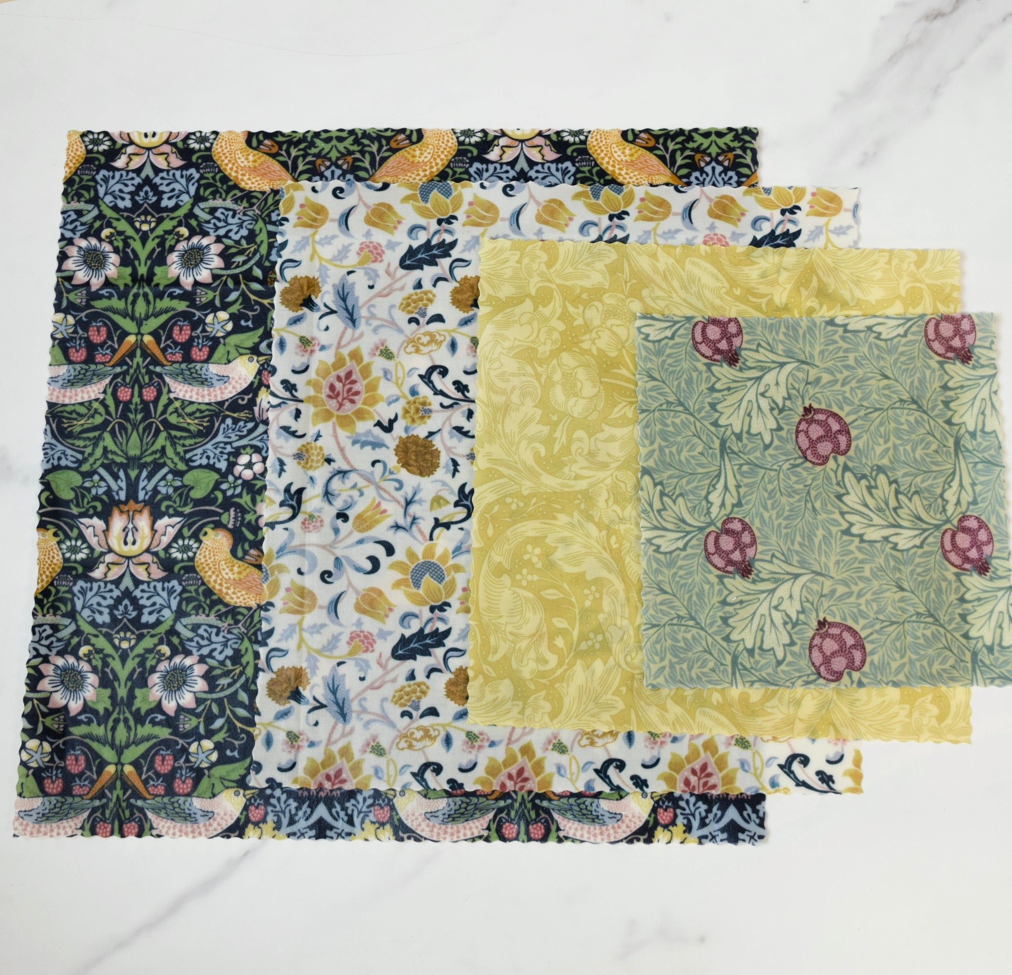 William Morris country View Beeswax wraps
