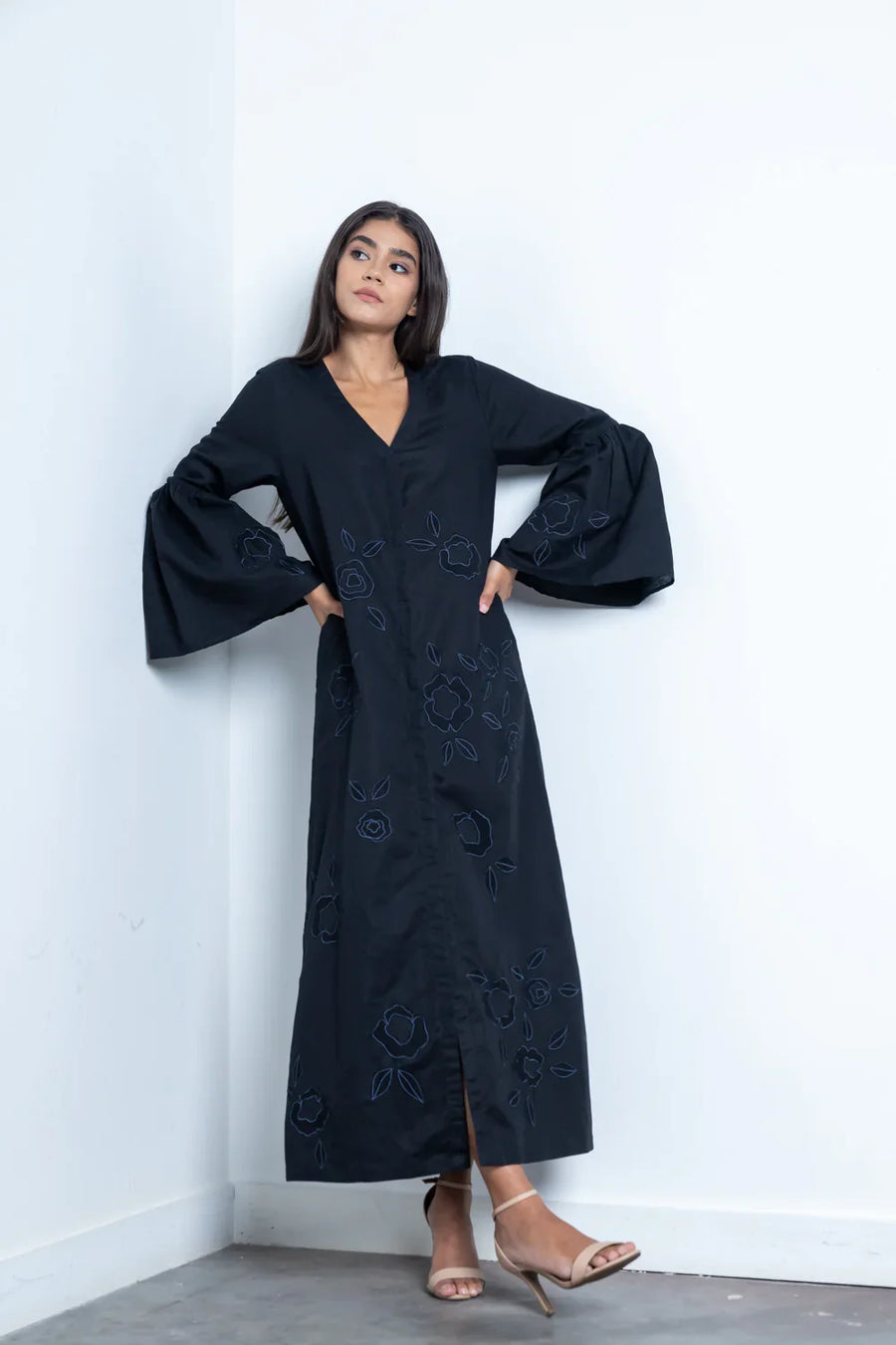 MITSY APPLIQUE DRESS