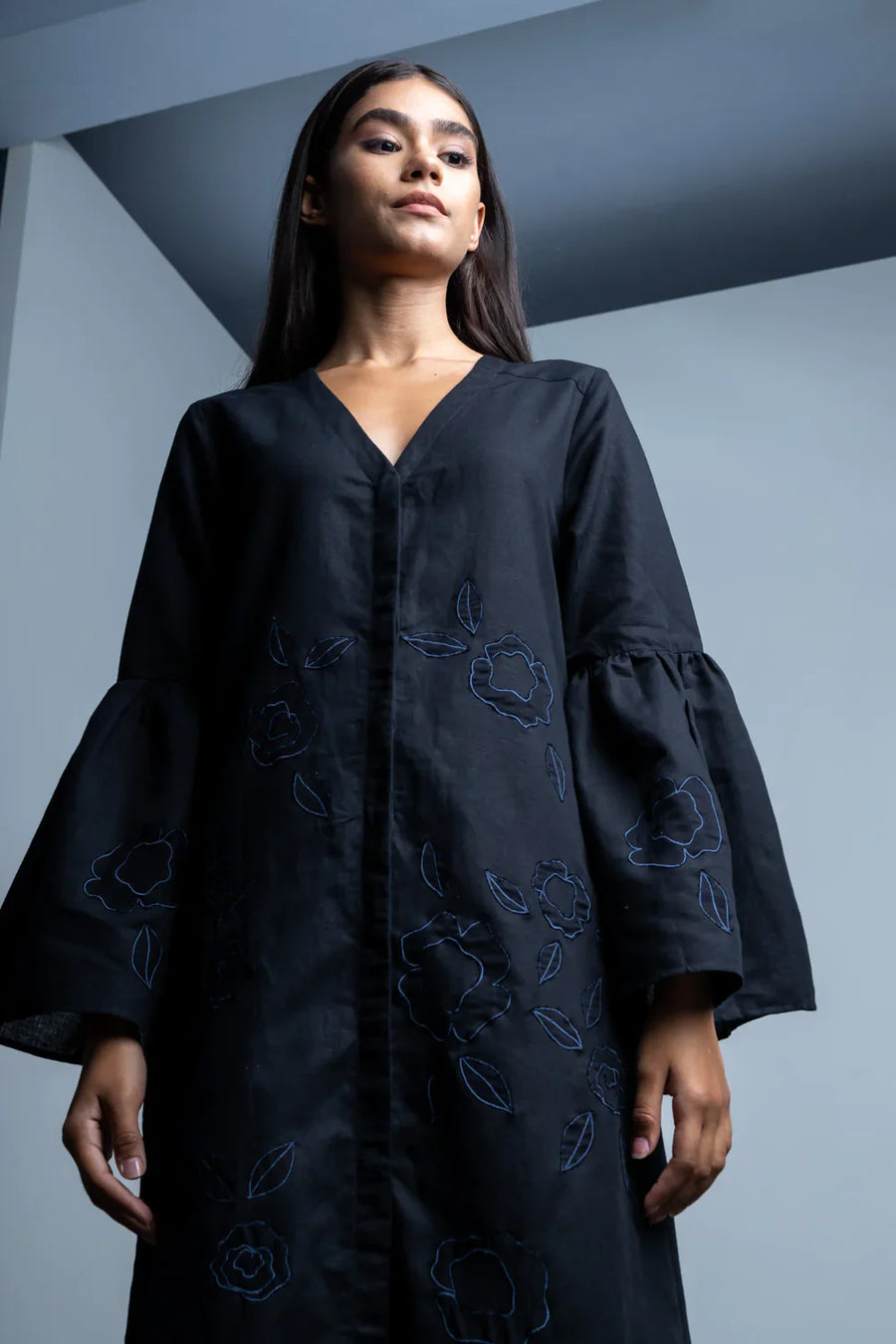 MITSY APPLIQUE DRESS