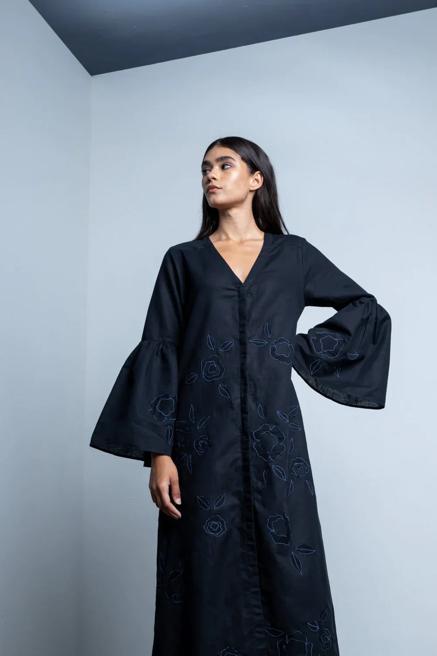 MITSY APPLIQUE DRESS