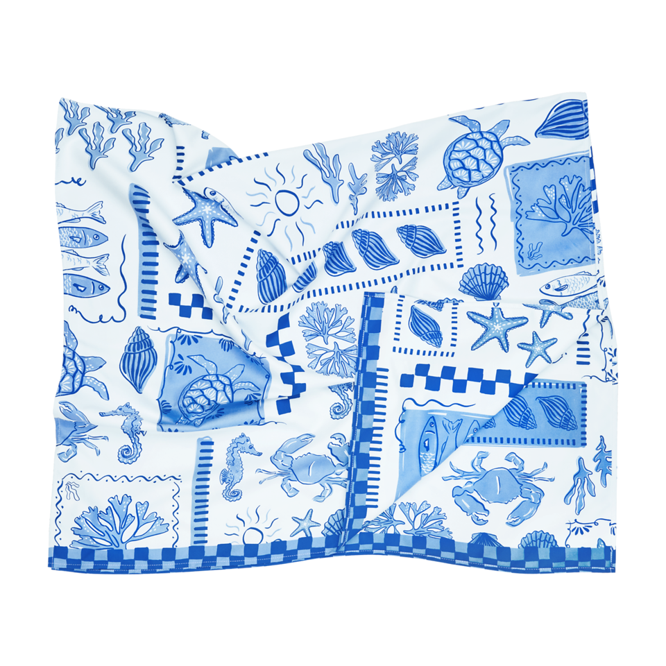 XL Grecian Shores Beach Towel