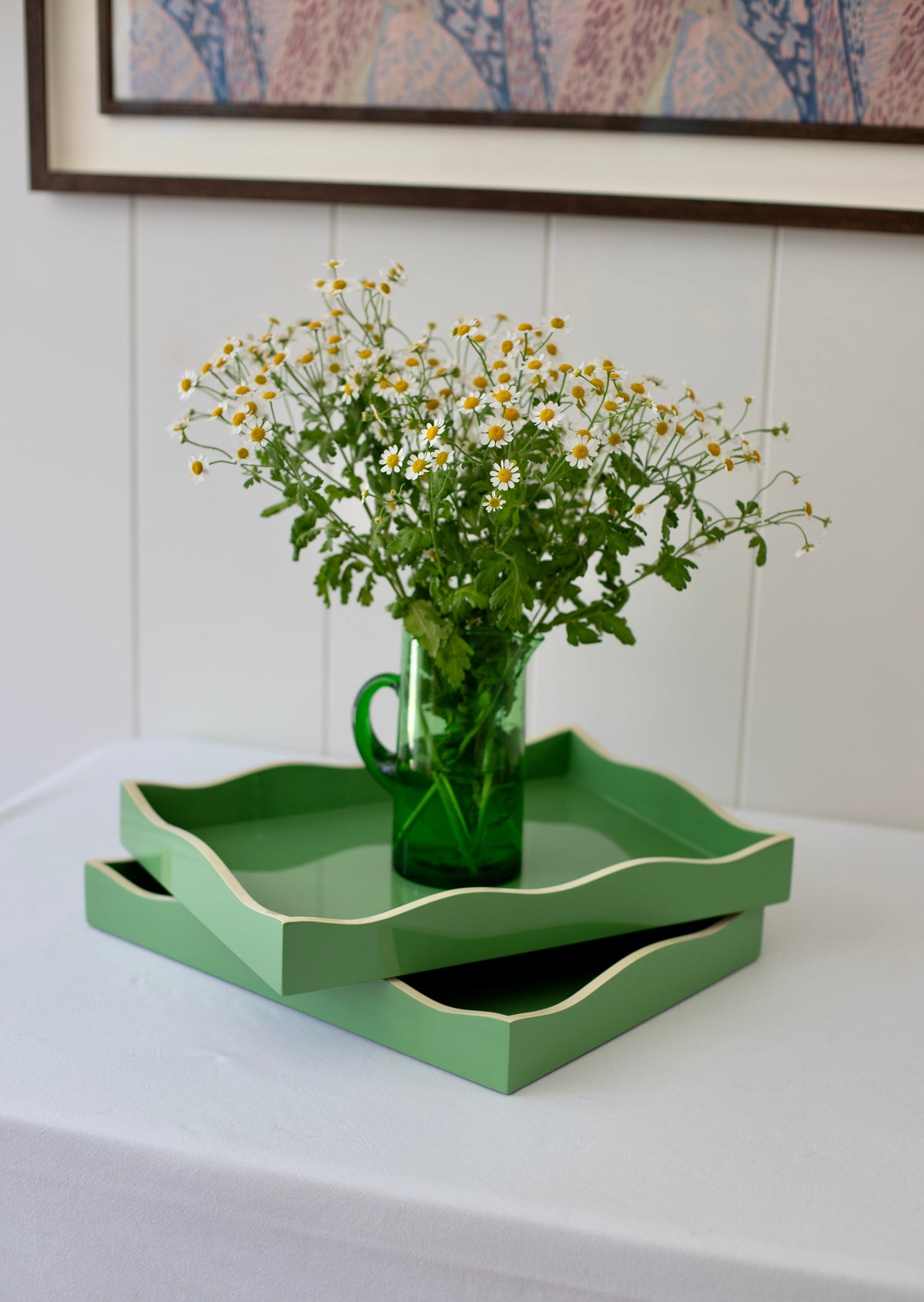 Allegra Wiggle Tray in Green
