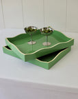 Allegra Wiggle Tray in Green