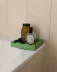 Square Allegra Tray in Green