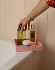 Square Allegra Tray in Pink