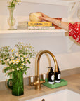 Square Allegra Tray in Green