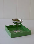 Square Allegra Tray in Green