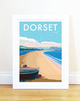 Dorset Seaside Poster Print