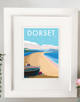 Dorset Seaside Poster Print