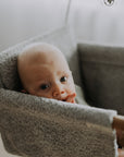 Eco-Friendly Bouclé Cloth Baby Swing – Safe & Stylish Indoor Play by Nofi KIDS at www.brixbailey.com