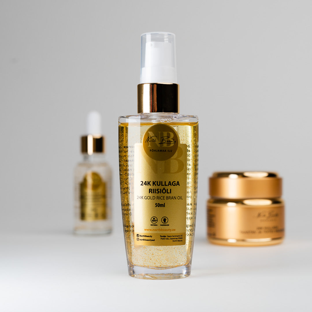 24K Gold Skincare Gift Set – Radiant &amp; Rejuvenating Beauty by North Beauty at www.brixbailey.com