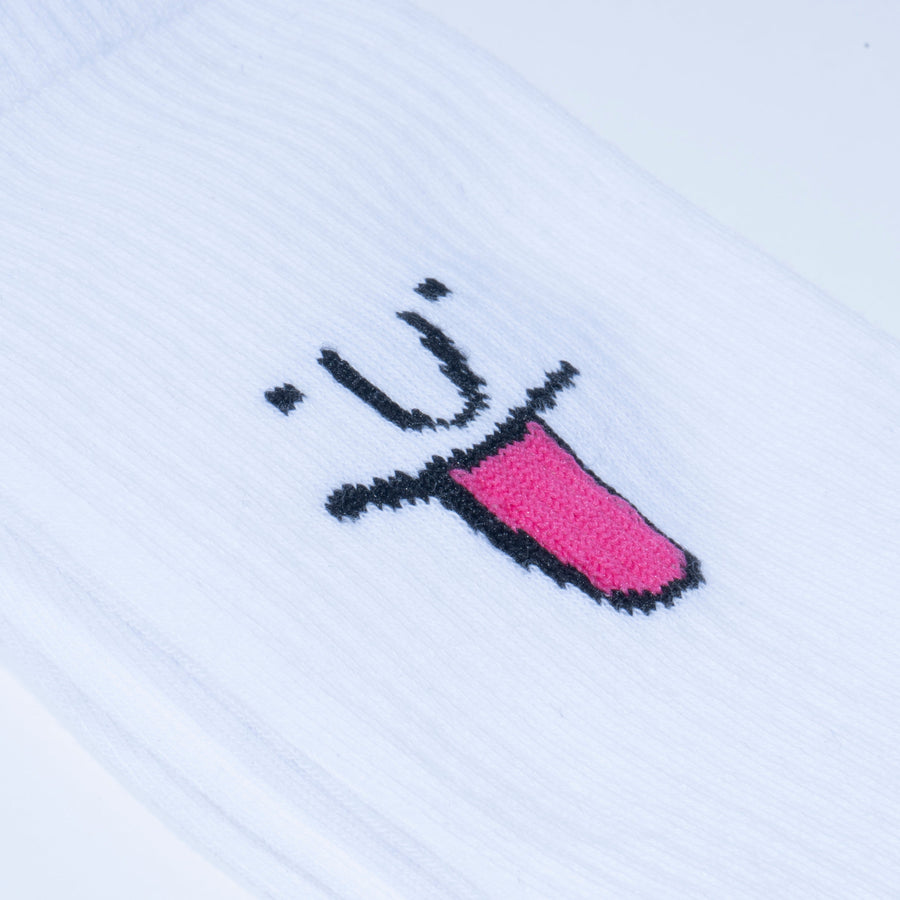 Premium smiley face socks pack of 4, stylish cotton blend, simple sophisticated design, EU sizes 36-41, UK sizes 3-7 by Body and I at brixbailey.com