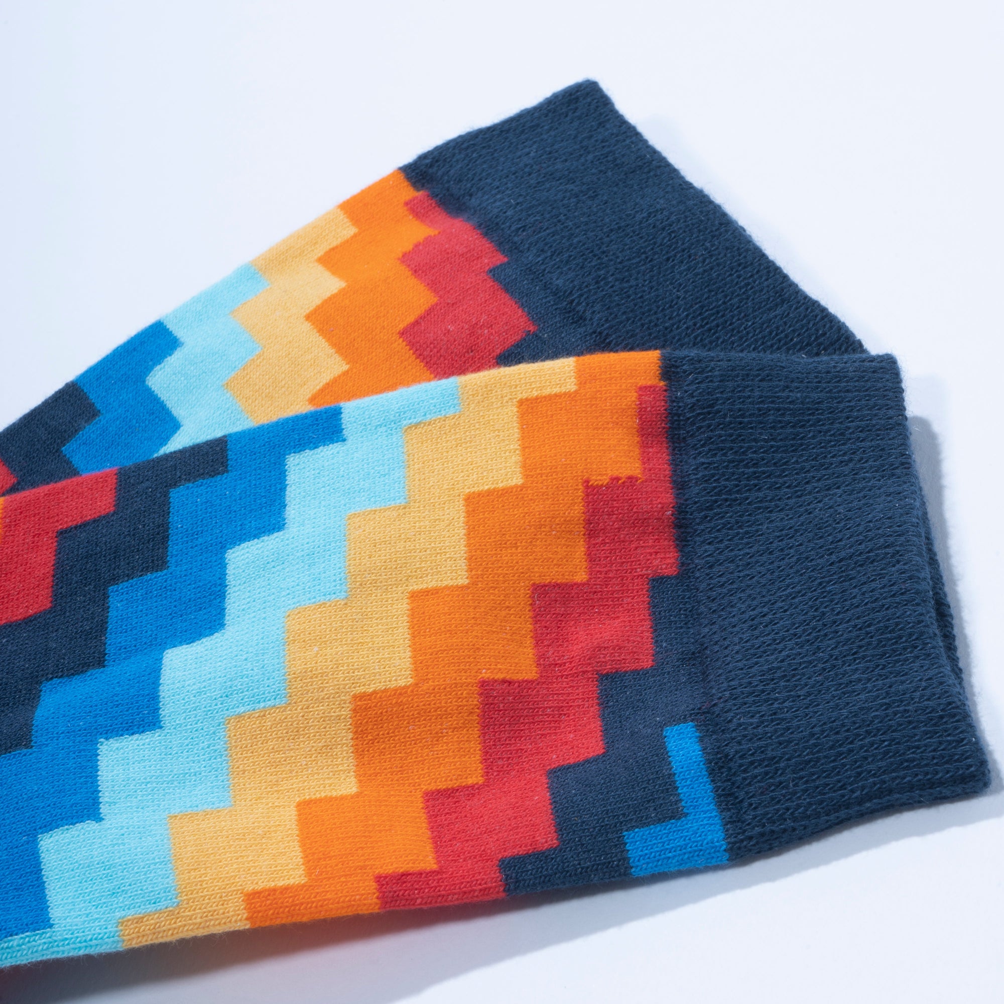 Colorful Checkers Socks, premium cotton blend rainbow socks, stylish and comfortable, EU 37-42 UK 4-8 by Body and I at brixbailey.com