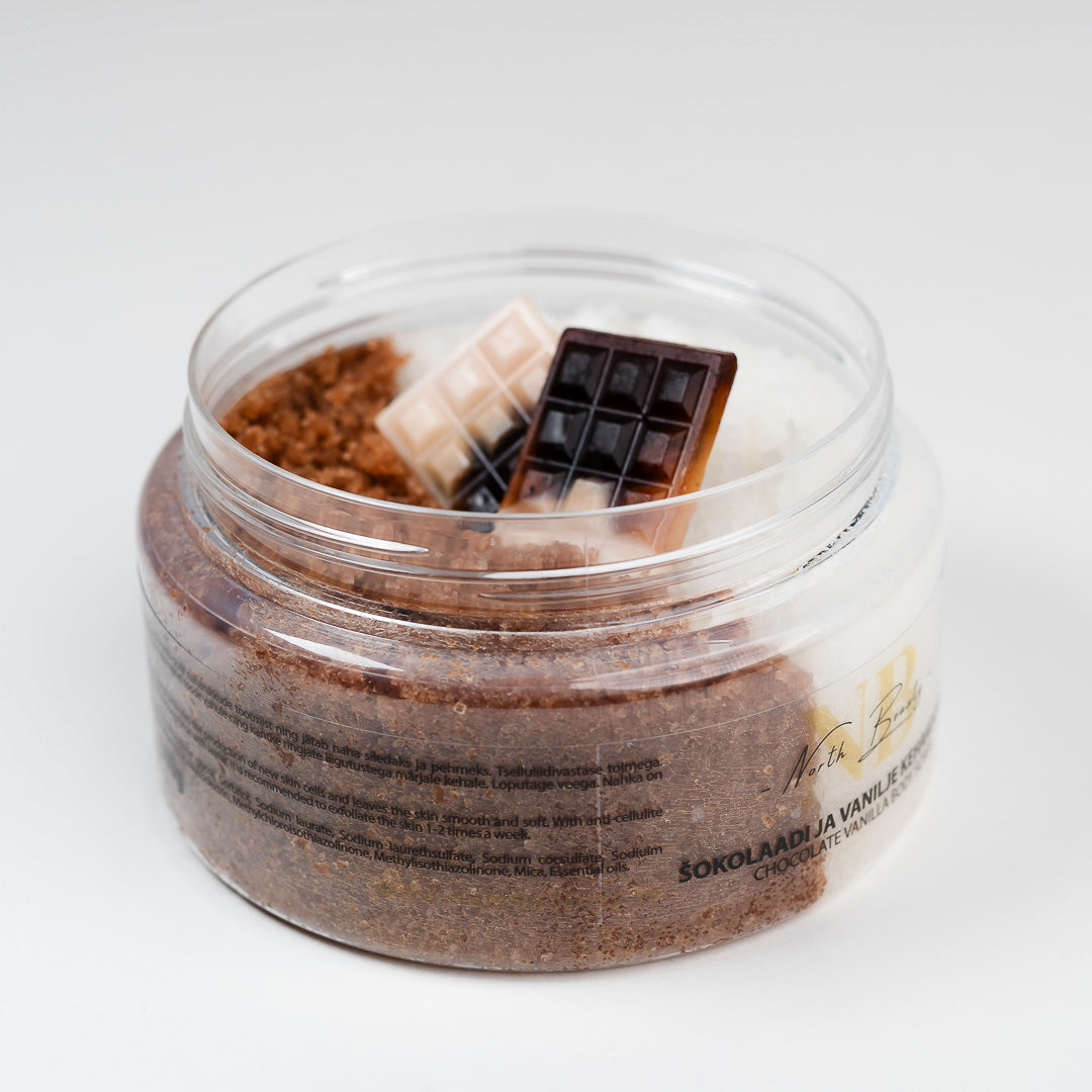 Chocolate and Vanilla Body Scrub 300g