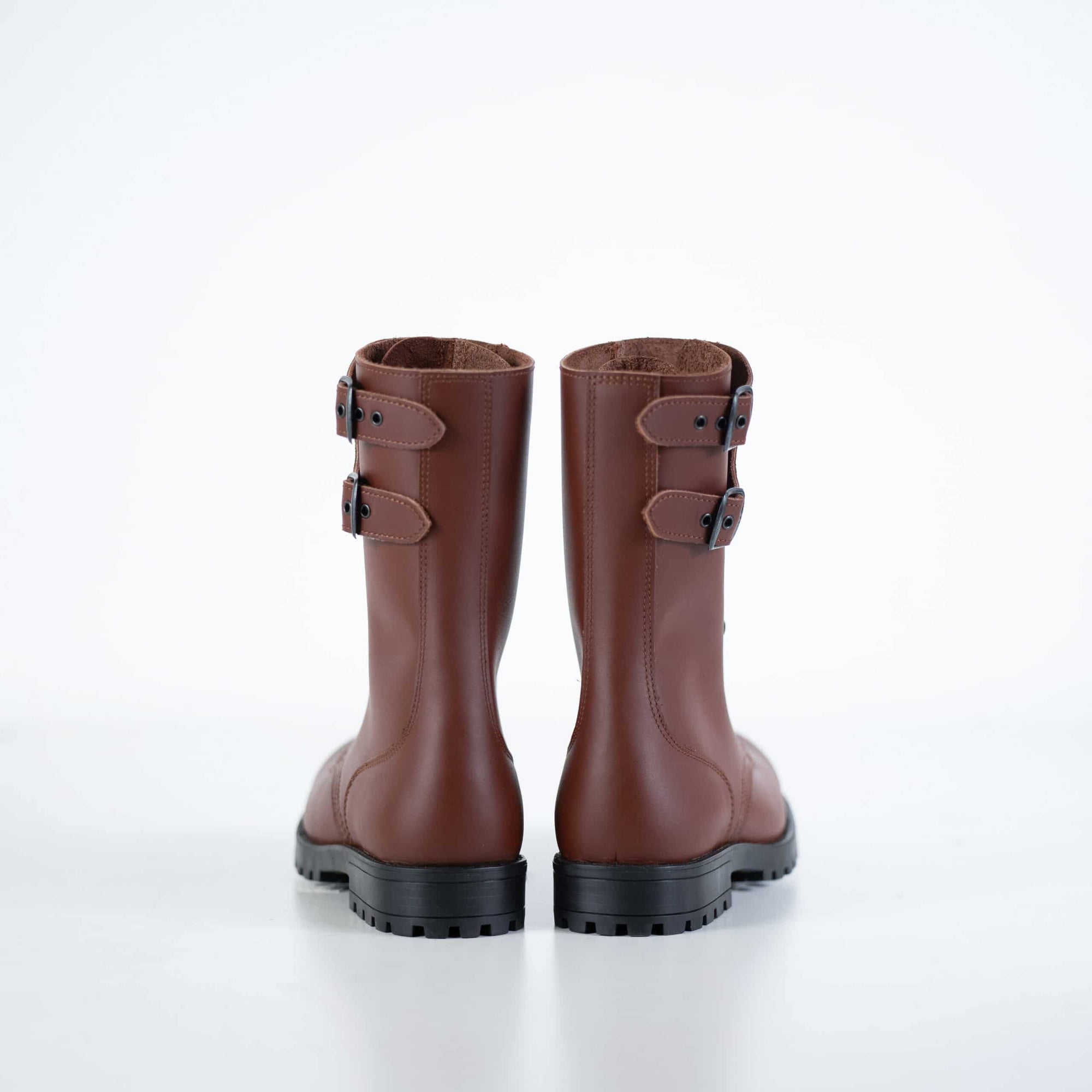 Light Brown Leather Boots with Cinematic Flair