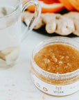 Ginger & Salt Body Scrub – Smooth, Firm, Moisturizing by Vegan Fox at www.brixbailey.com