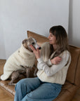 Woolen Dog Vest - Pink