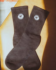 Star Gazer Embroidered Socks