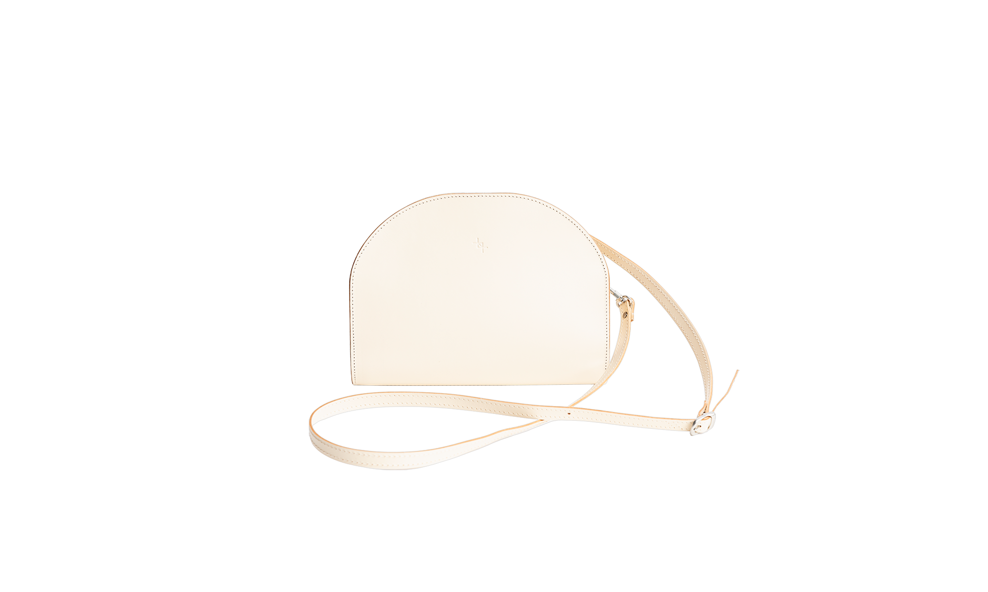 Elegant Crescent Moon Leather Clutch – Versatile & Chic by Craftory at brixbailey.com