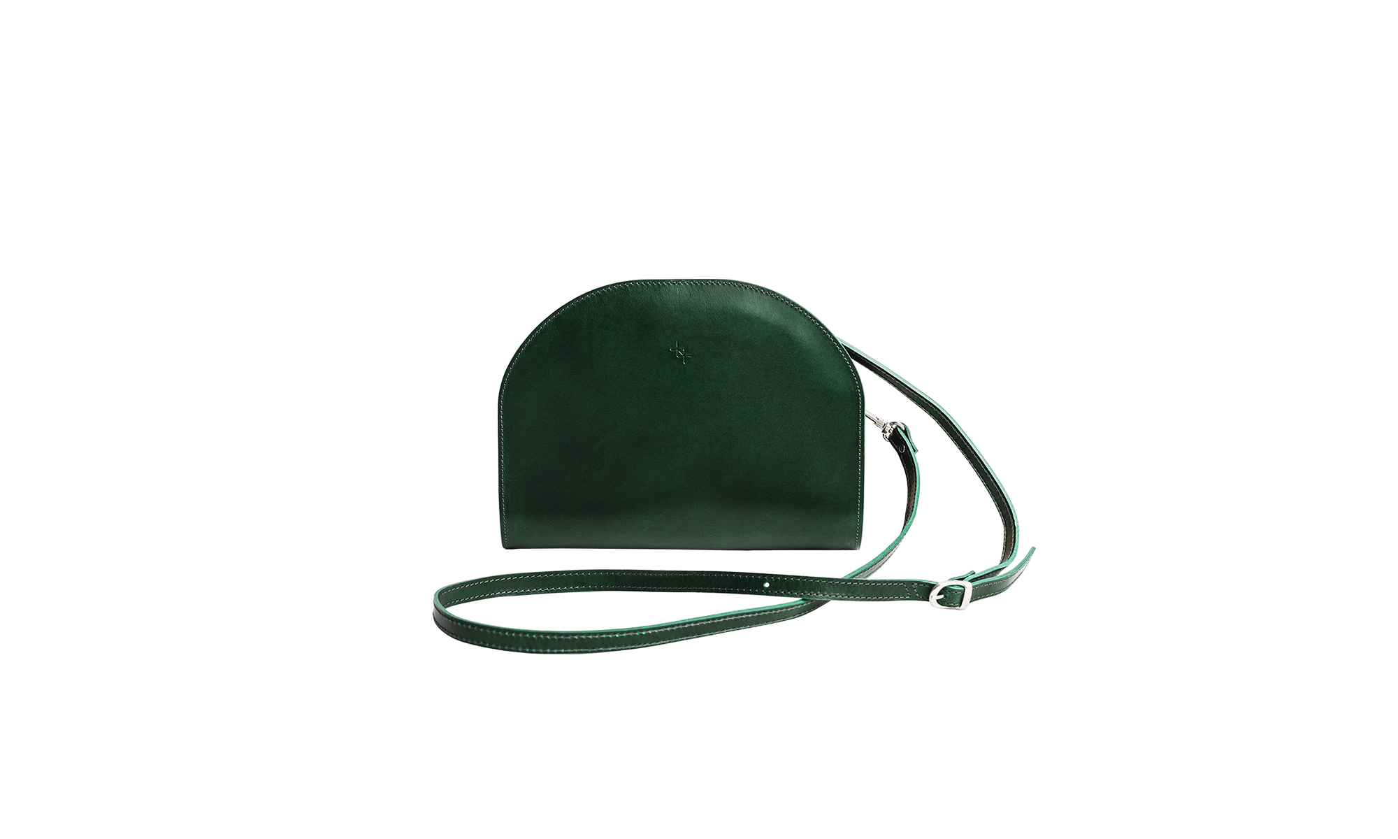 Half Moon Leather Clutch – Chic &amp; Versatile Crescent Bag by Craftory at brixbailey.com