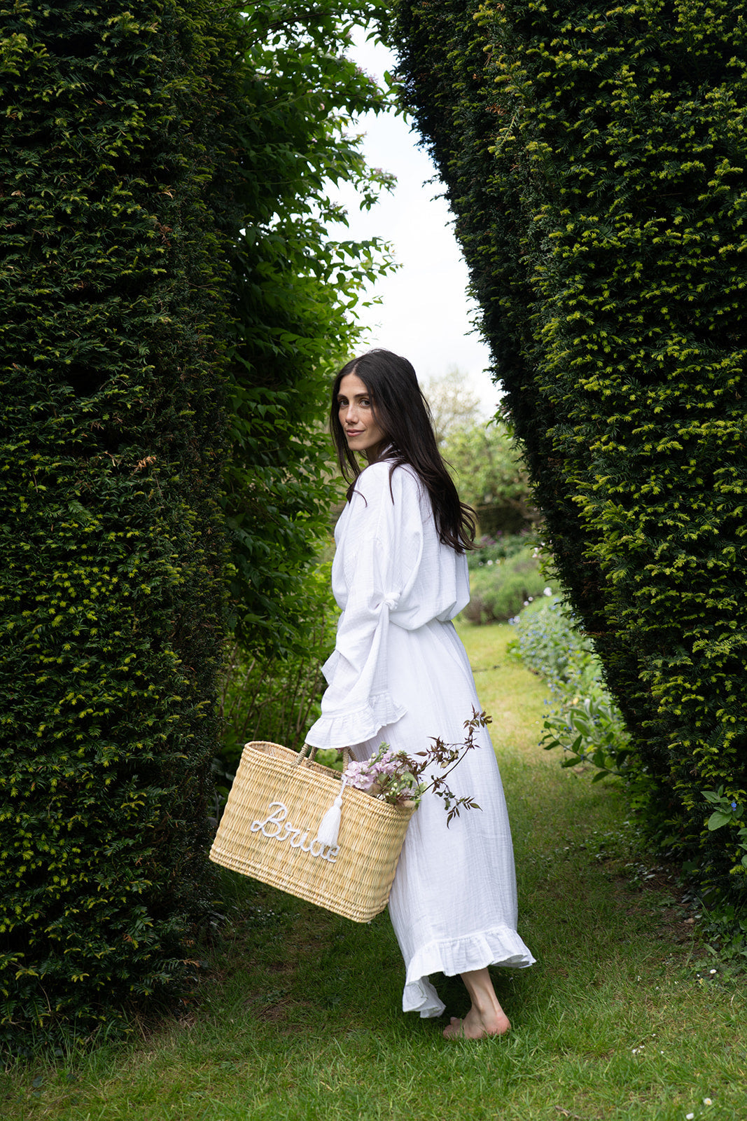 Cotton Ruffle Robe - coming soon!