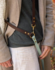 Loki Multiway Dog Lead in Khaki & Brown