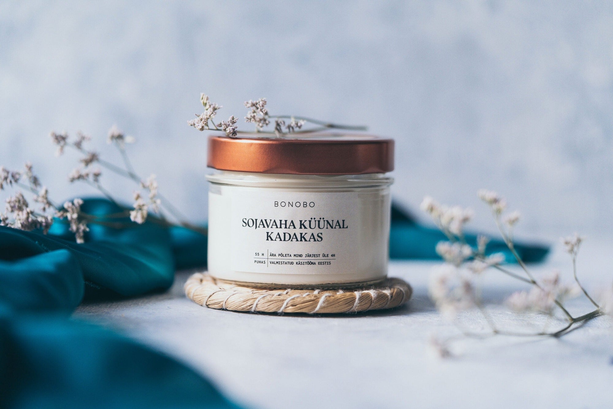 100% Natural Soy Wax Candle with Juniper Oil – Handmade in Estonia by BONOBO at www.brixbailey.com