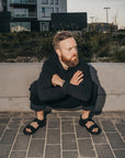 Lauri Leather Sandals - Black