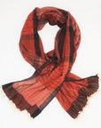 Hand woven cotton scarves-0