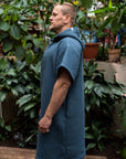 Surf Poncho - Cotton Waffle