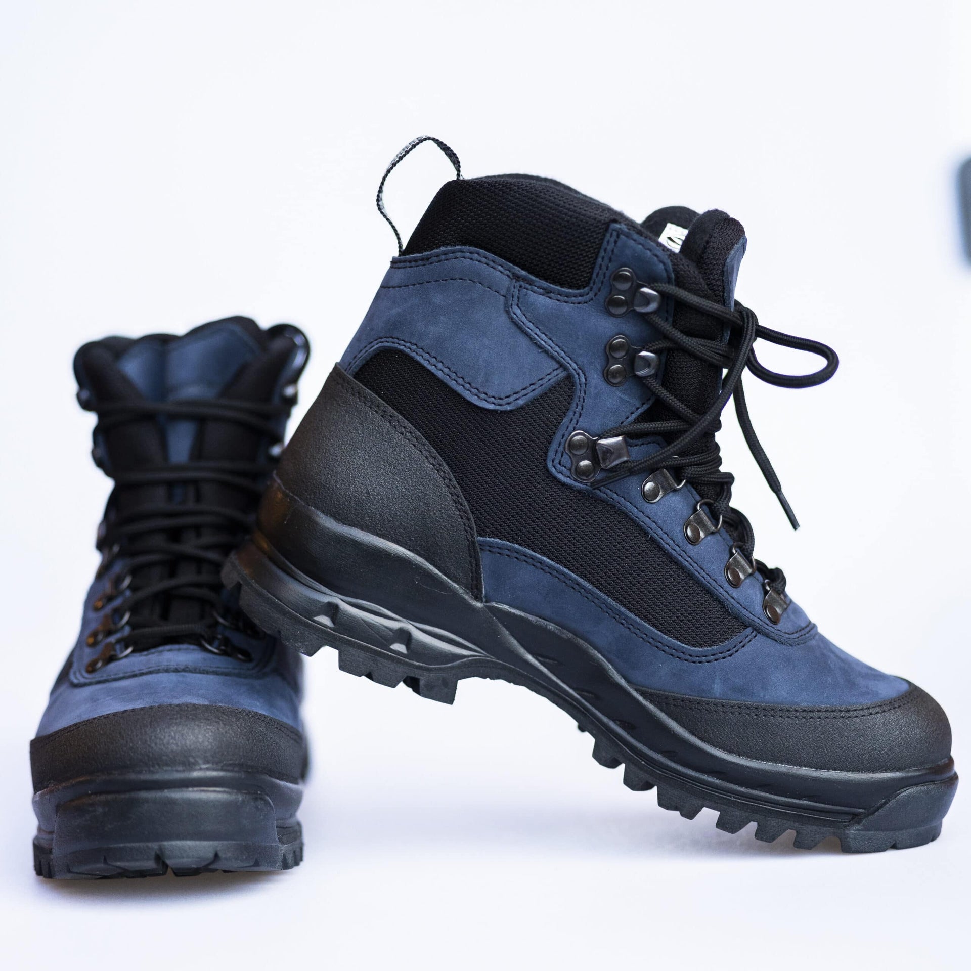Samelin 550 Navy Hiking Boots – Waterproof &amp; Durable for All Terrains by Samelin at www.brixbailey.com