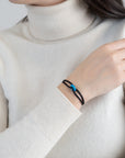 Blue Soho Cord Bracelet