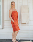 Spa Wrap for Women -  Bamboo Terry