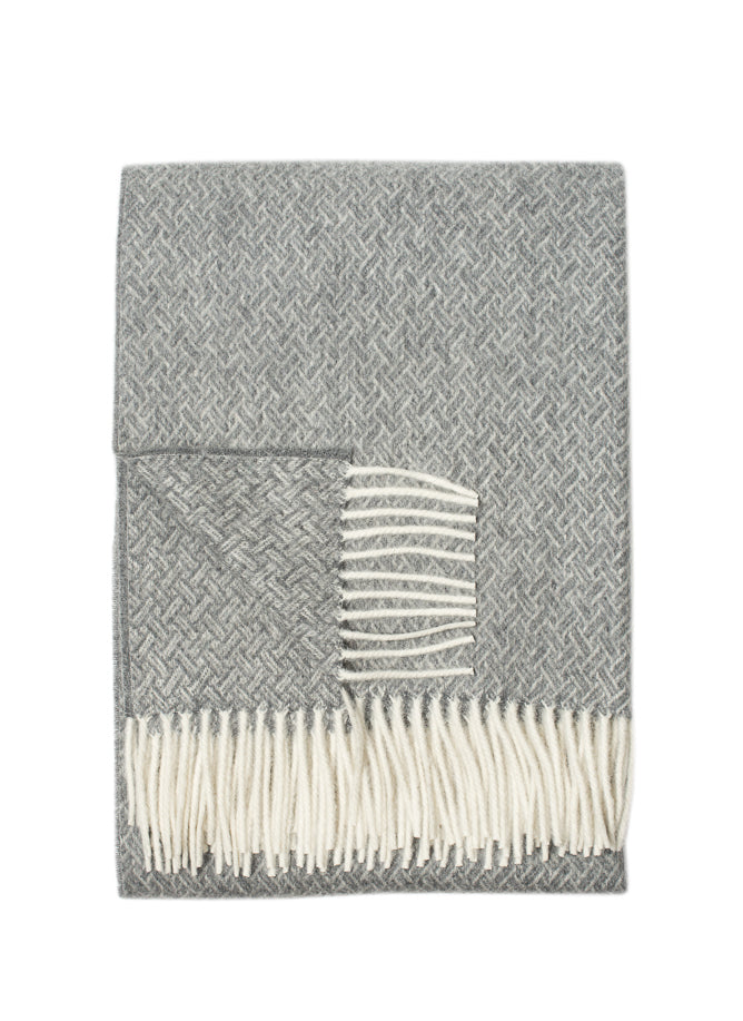 Oxford Alpaca Throw Charcoal