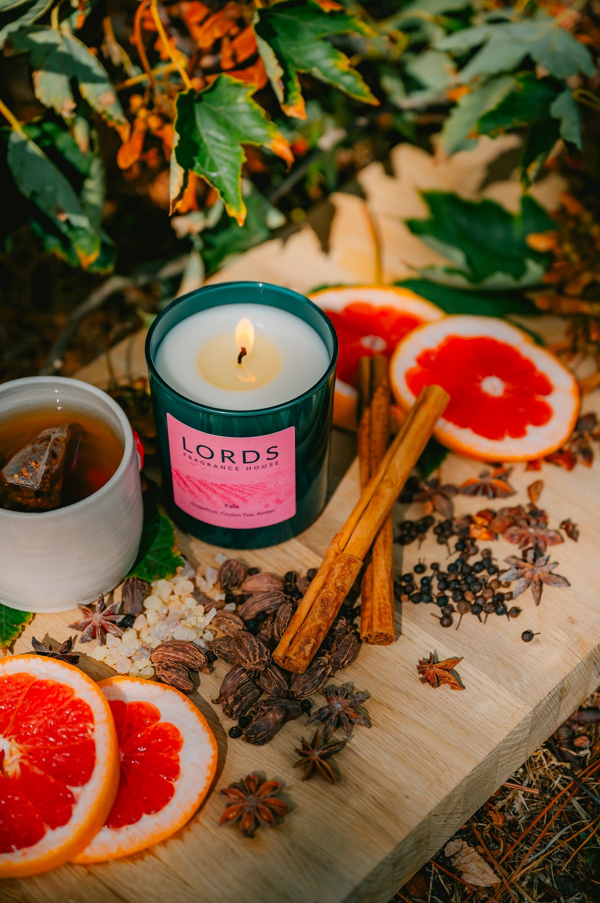 Yala Luxury Scented Candle | Hand-Poured Amber Spice Candle