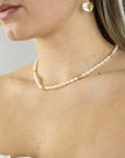 Flower Pearl Necklace