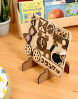 Wooden Busy Board for Toddlers-3