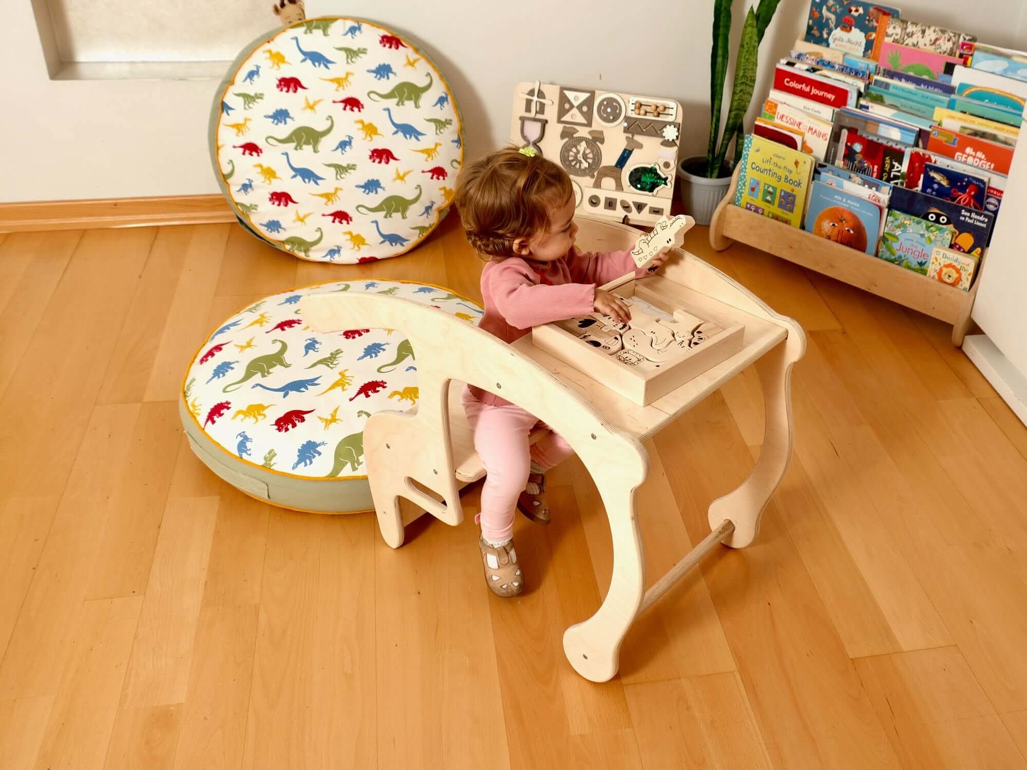 Toddler Rocking Chair and Table Set: Eco-Friendly by Kidodido-4