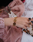Gold Pentacle Bracelet