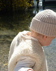 Baby/Kid Virgin Wool Vest - White/Blue